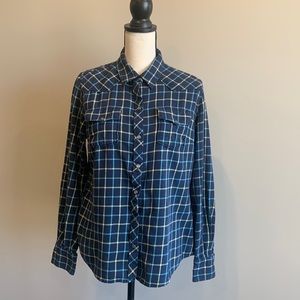 Lucky Brand Plaid Long Sleeve